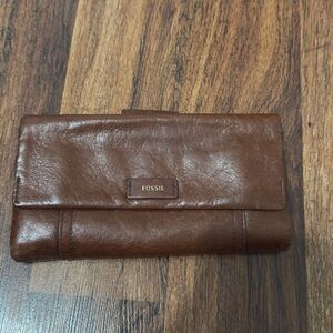 Fossil Brown Leather Wallet
